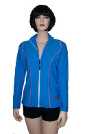 Ladies Long Sleeve Zip Sunshirt - Click for description